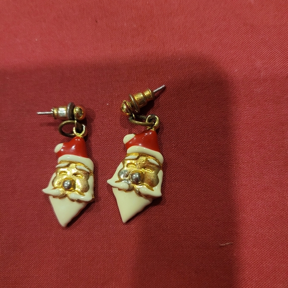 Kids Santa Earrings - Picture 1 of 1